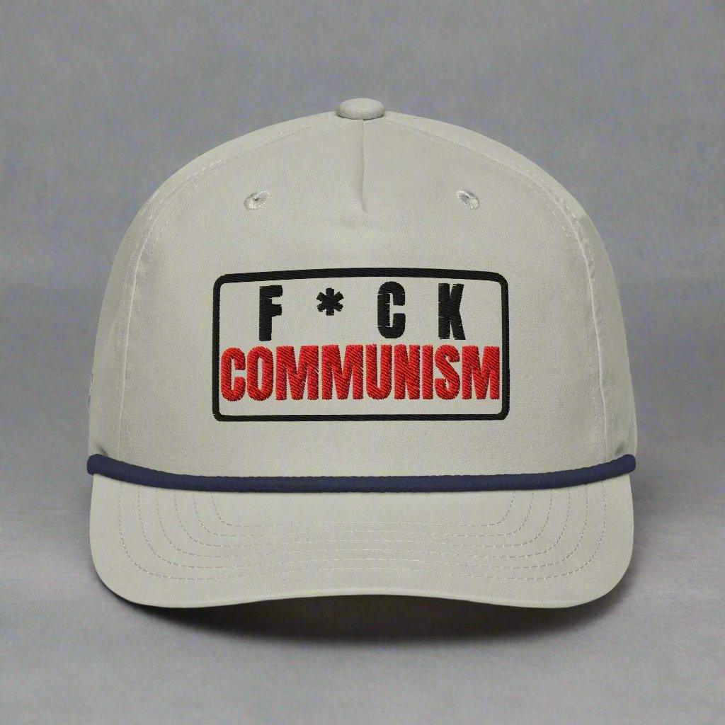 F*ck Communism Rope Hat (Tan) - Liberty's Pen