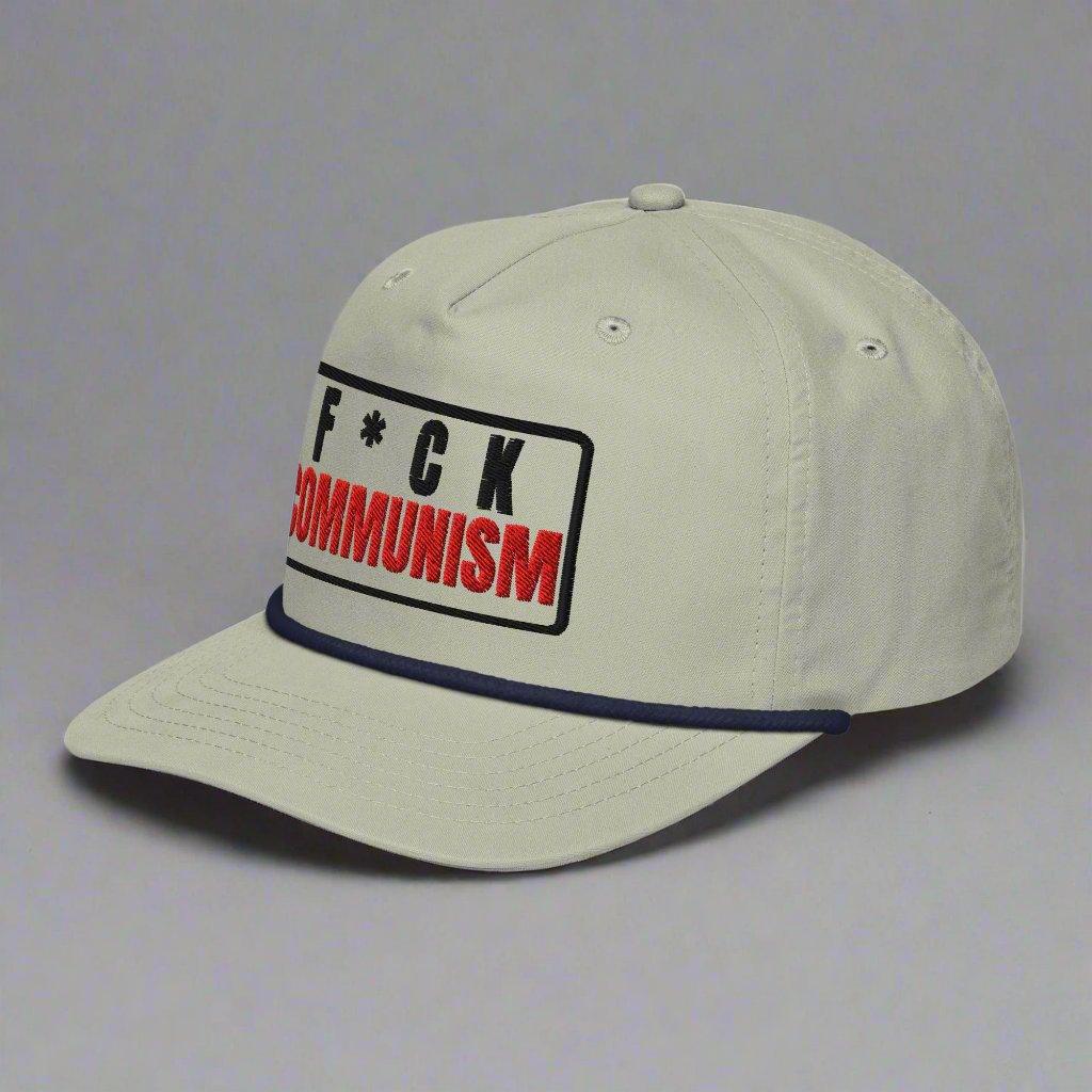 F*ck Communism Rope Hat (Tan) - Liberty's Pen